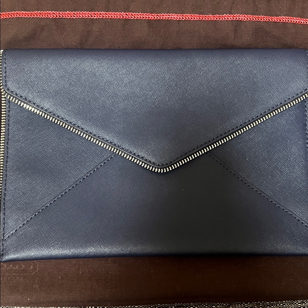 Rebecca Minkoff Navy Envelope Clutch